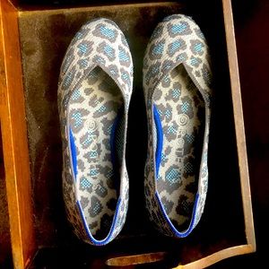Rothy’s Grey Spotted Flats Sz 6.5
